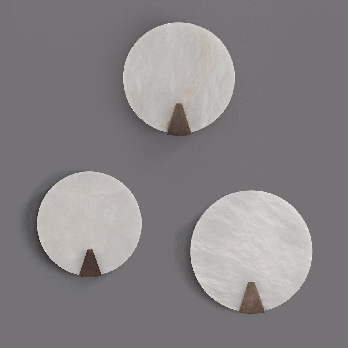 Albirira Halo Alabaster-Wandleuchte