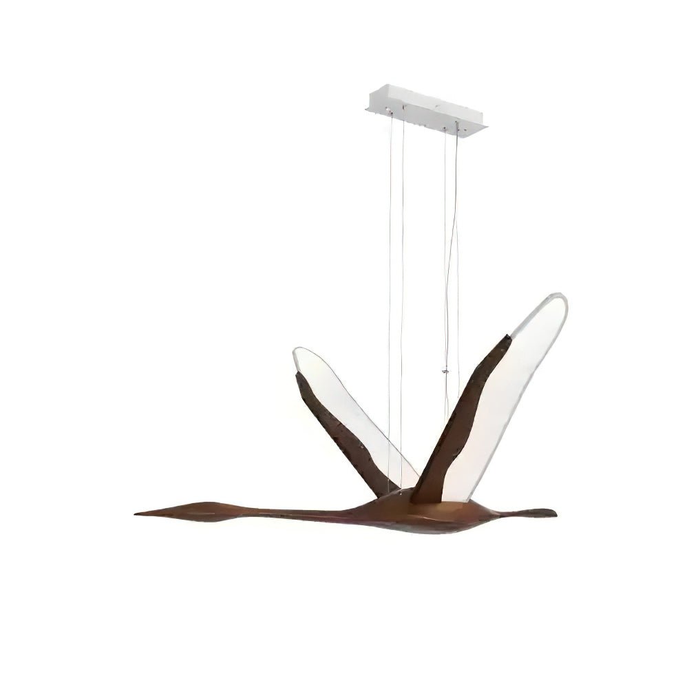 Syloine moderne Pendelleuchte aus Holz