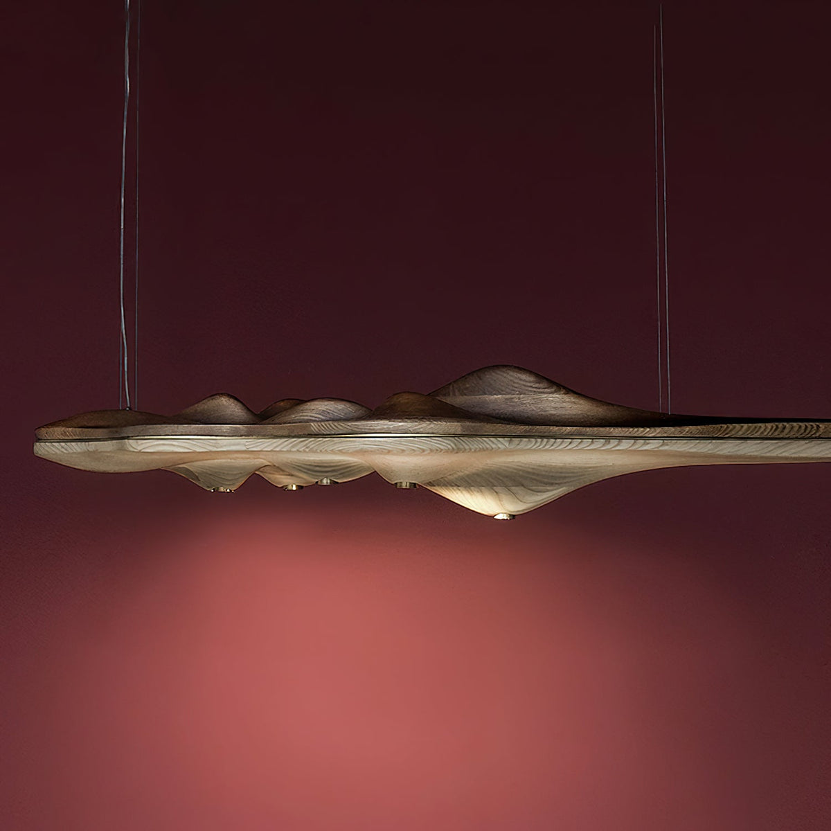 Tolven Premium Elegance Pendelleuchte aus Holz