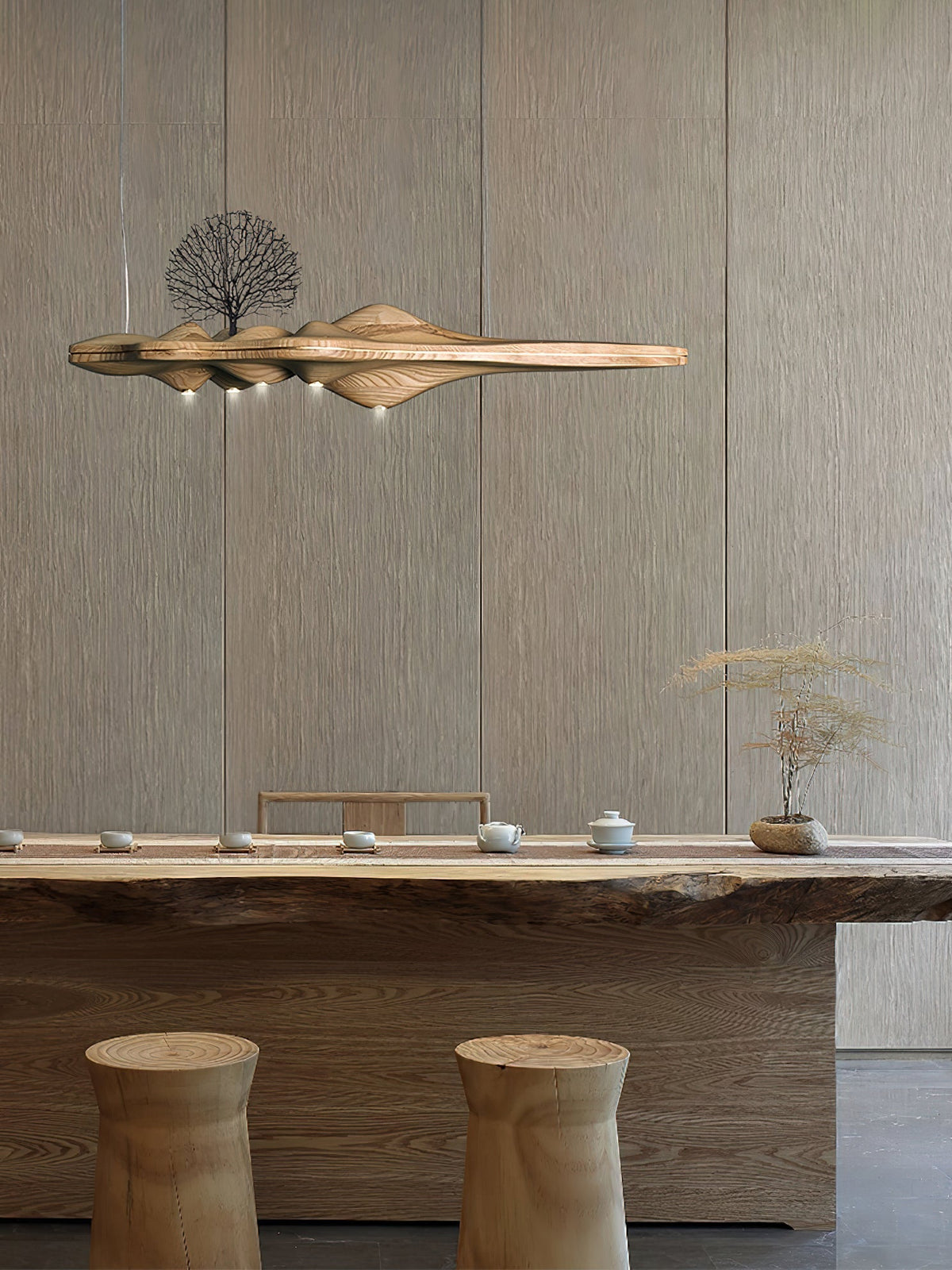 Tolven Premium Elegance Pendelleuchte aus Holz
