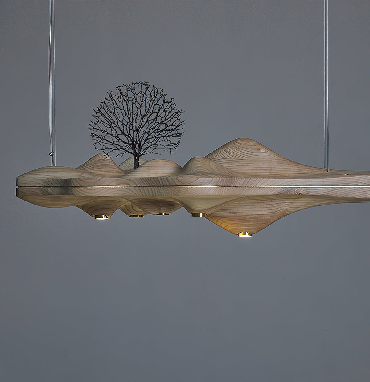 Tolven Premium Elegance Pendelleuchte aus Holz