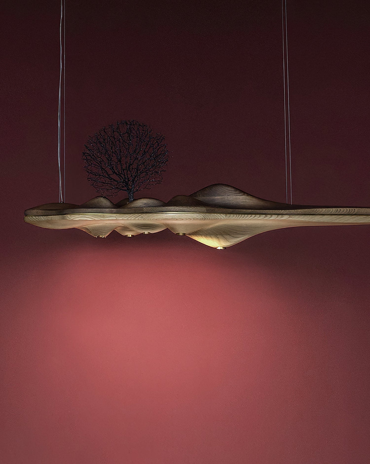 Tolven Premium Elegance Pendelleuchte aus Holz