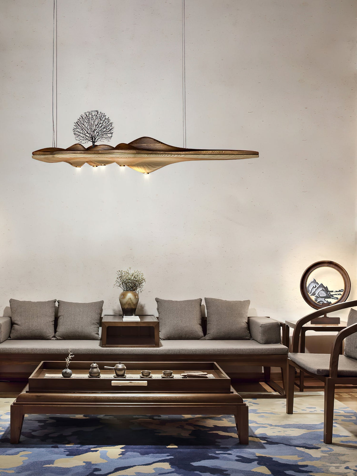 Tolven Premium Elegance Pendelleuchte aus Holz