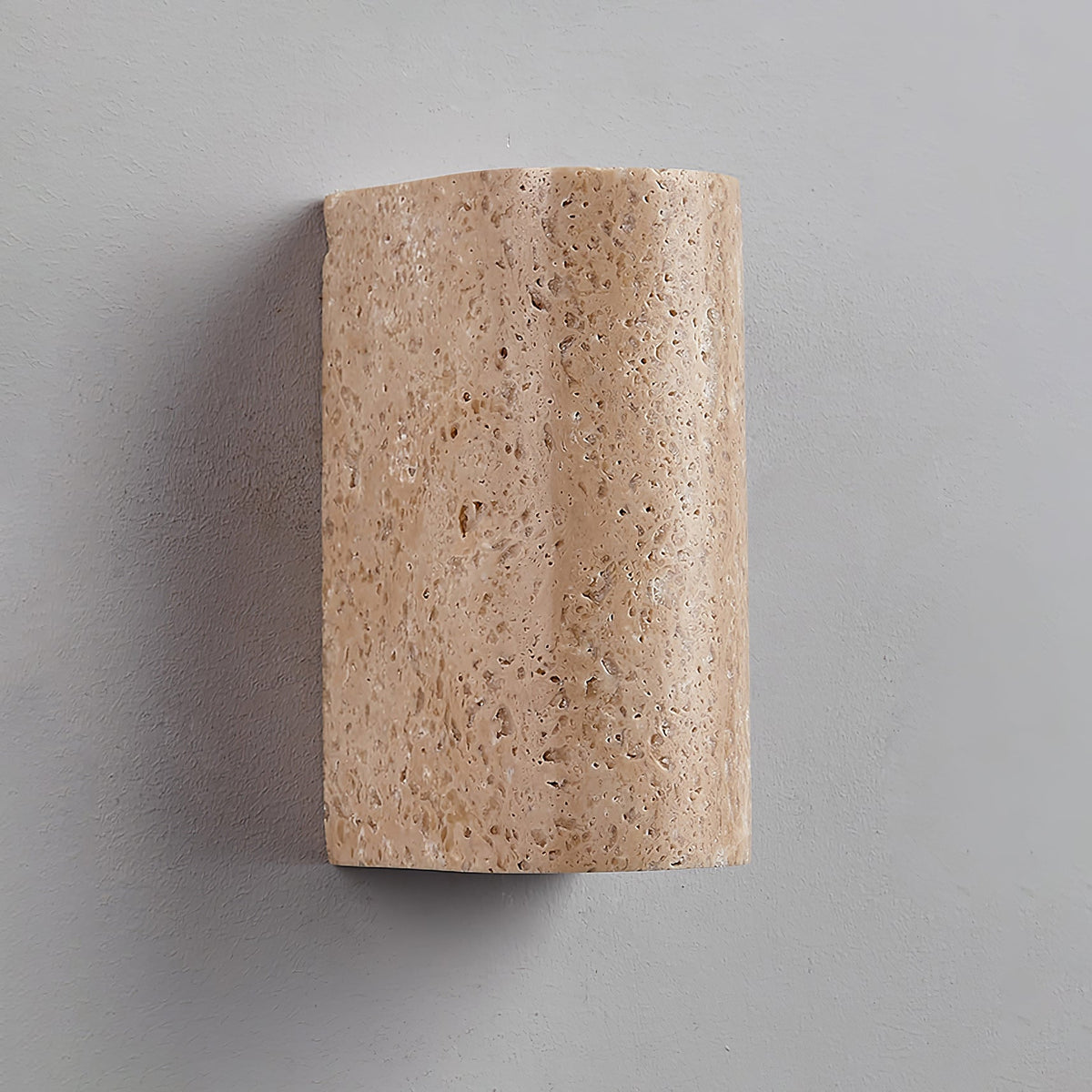 Sysilion Travertine-Wandleuchte