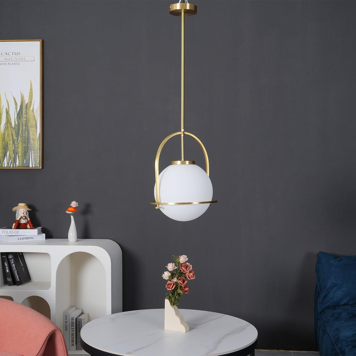 Brandonis moderne Pendelleuchte aus Glas