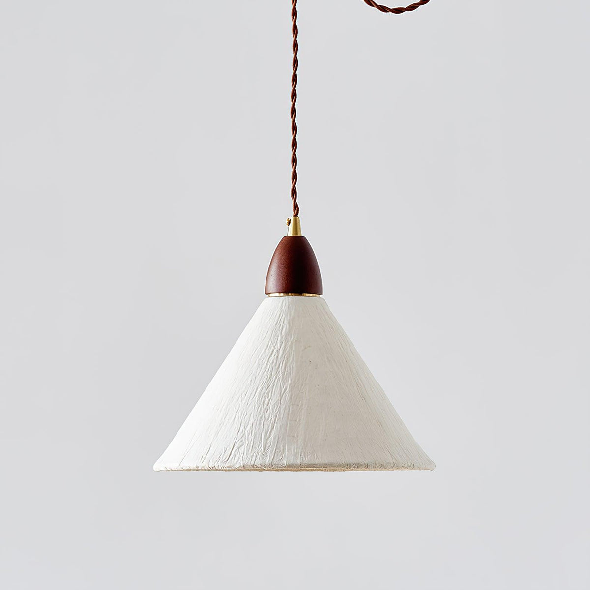 Locan Papier- & Holz-Pendelleuchte