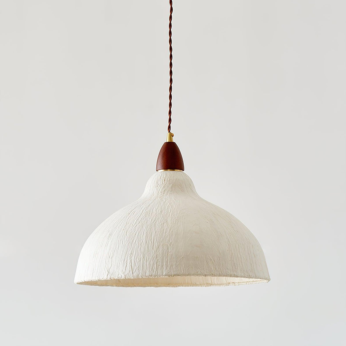 Locan Papier- & Holz-Pendelleuchte