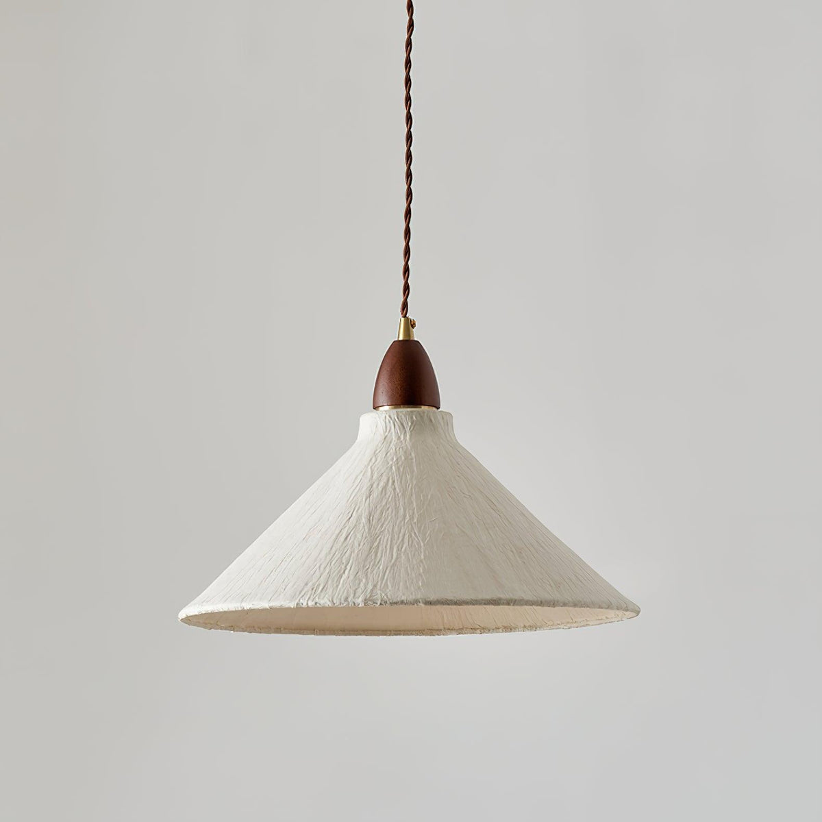 Locan Papier- & Holz-Pendelleuchte
