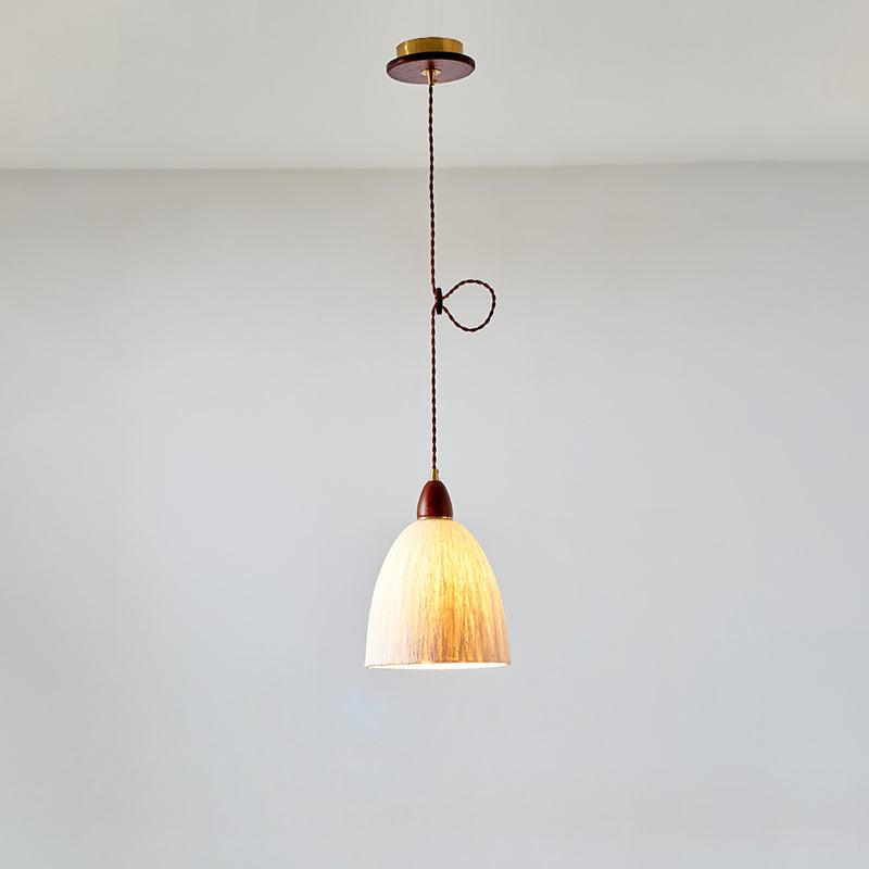Locan Papier- & Holz-Pendelleuchte