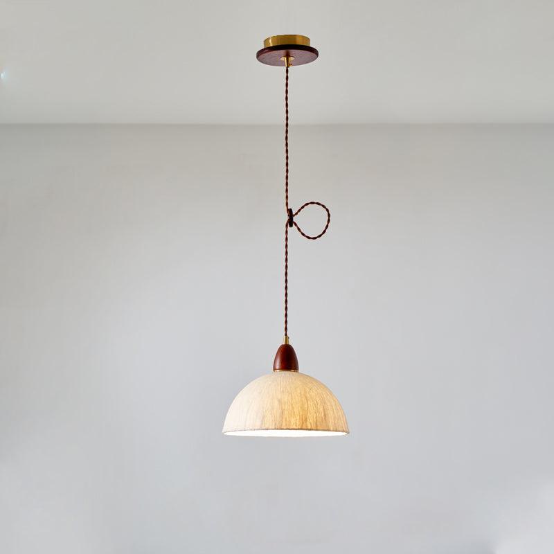 Locan Papier- & Holz-Pendelleuchte