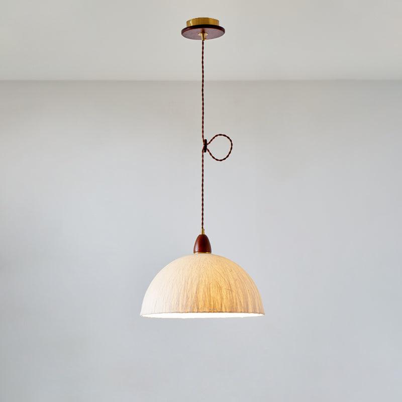 Locan Papier- & Holz-Pendelleuchte