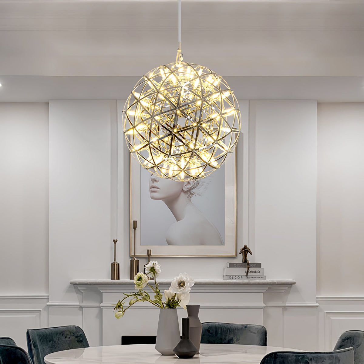 Sylvarin Gold Spark Ball Pendelleuchte