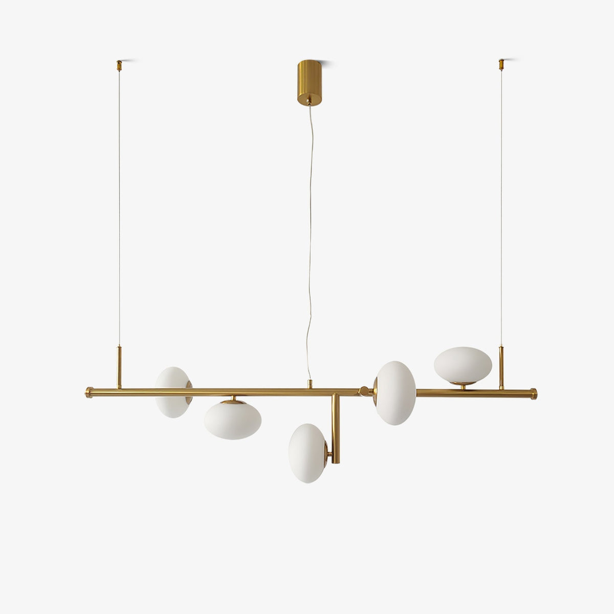 Balance Kronleuchter aus Glas im modernen Stil