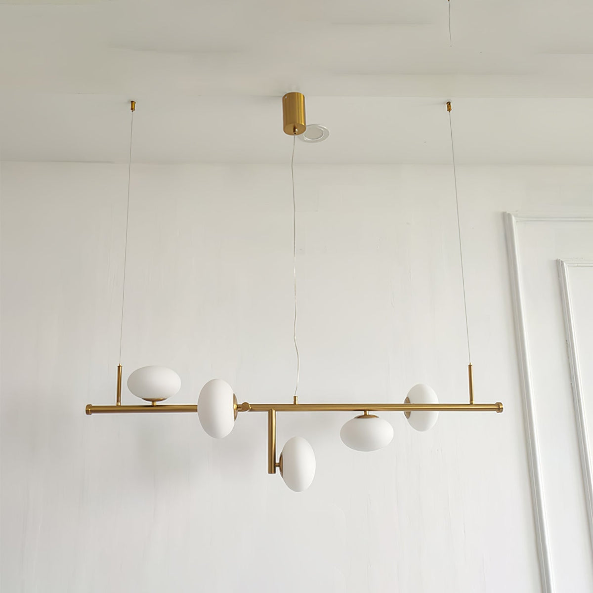 Balance Kronleuchter aus Glas im modernen Stil