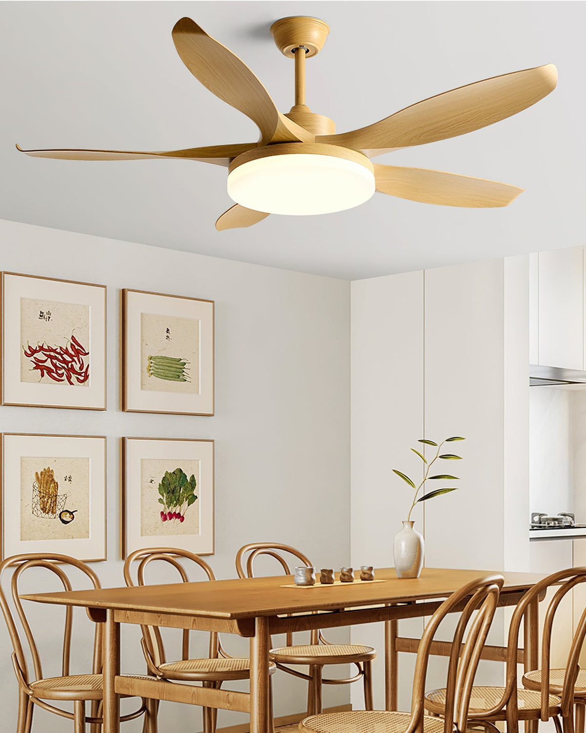 Liororeria Deckenventilator mit Beleuchtung