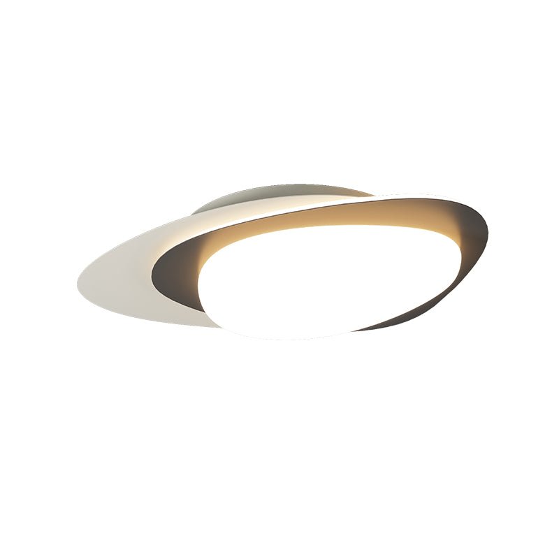 Fuji Deckenleuchte Walnuss Oval Organische LED
