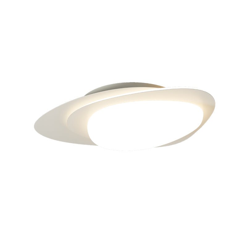 Fuji Deckenleuchte Walnuss Oval Organische LED