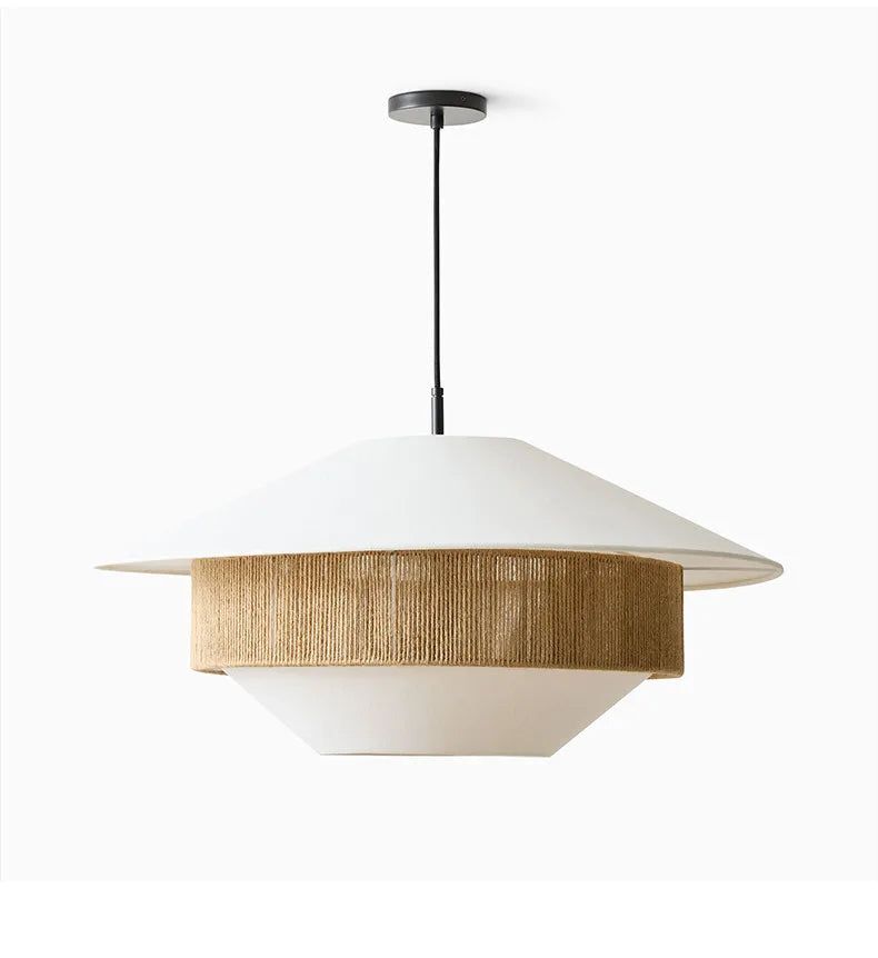 Athrel Moderne Pendelleuchte aus Stoff
