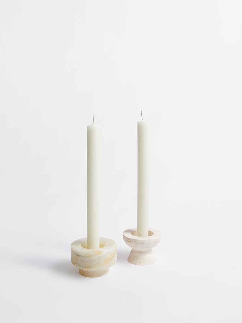Nerinise Stone Halo Kerzenhalter-Set