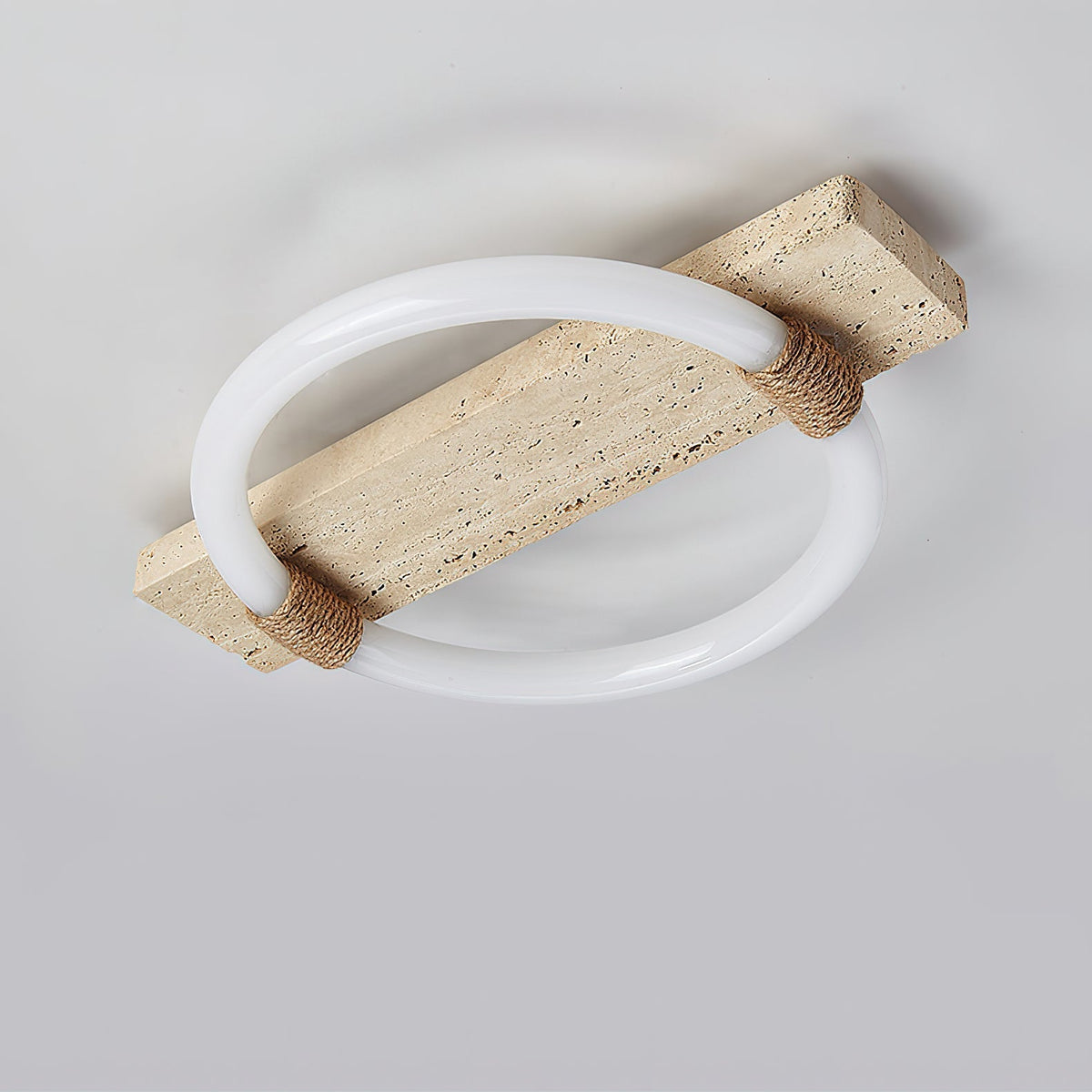 Elmaryra Ringed Travertine Deckenleuchte / Wandleuchte