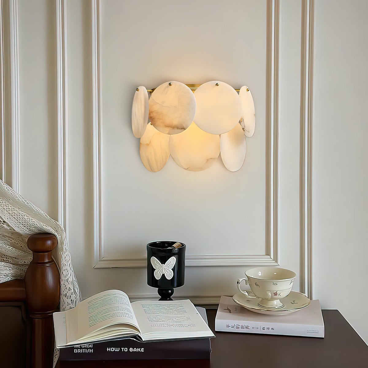 Avenlith Lumina Alabaster-Wandleuchte