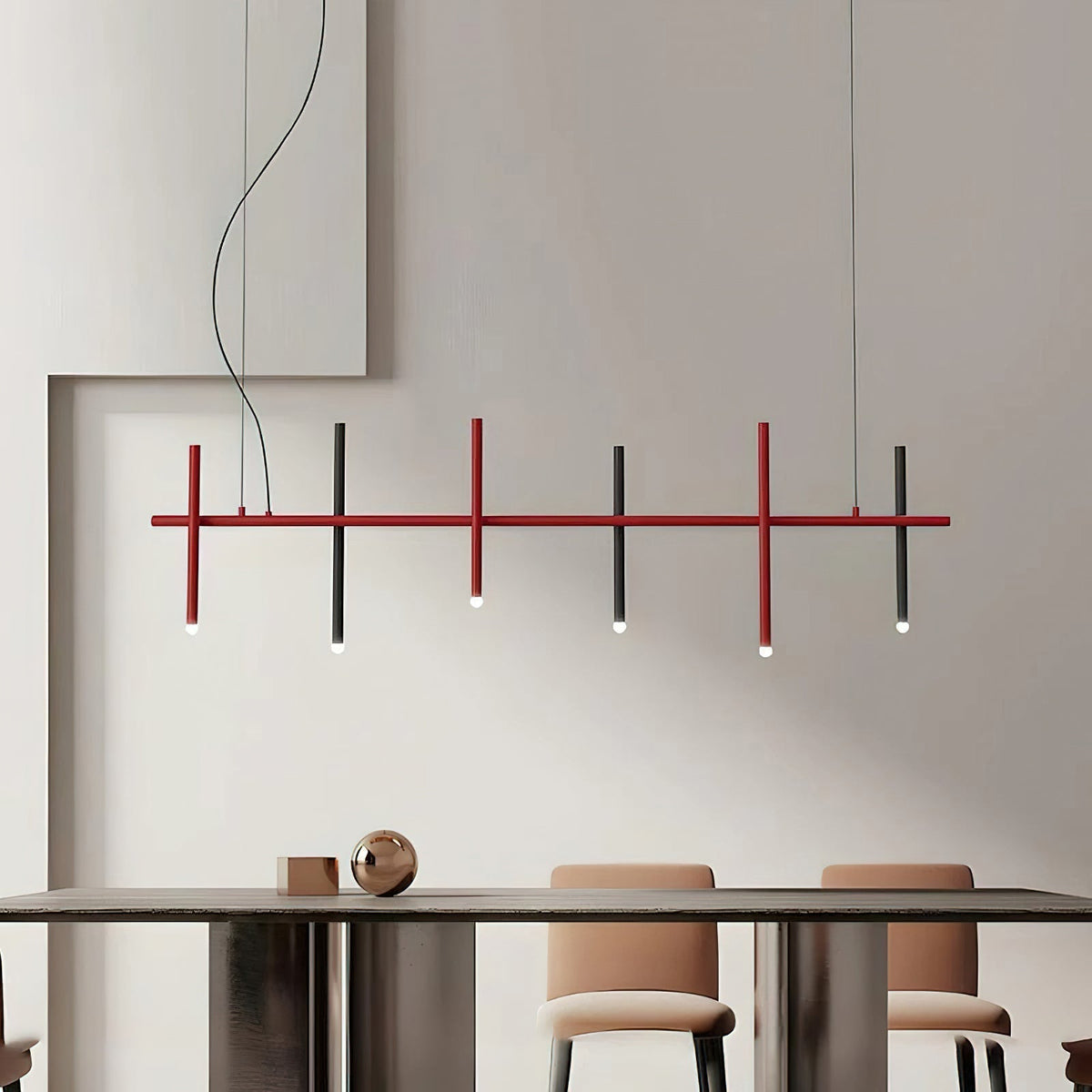 Axis moderne Acryl-Pendelleuchte
