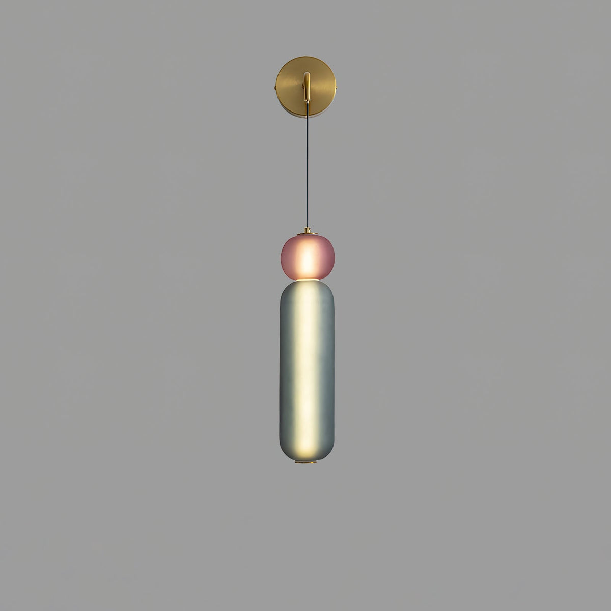 Eurtalia zeitgenössische minimalistische Glas-Wandleuchte
