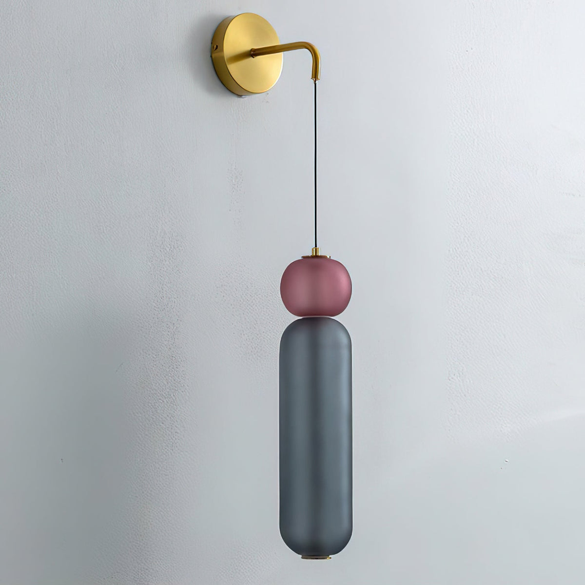 Eurtalia zeitgenössische minimalistische Glas-Wandleuchte