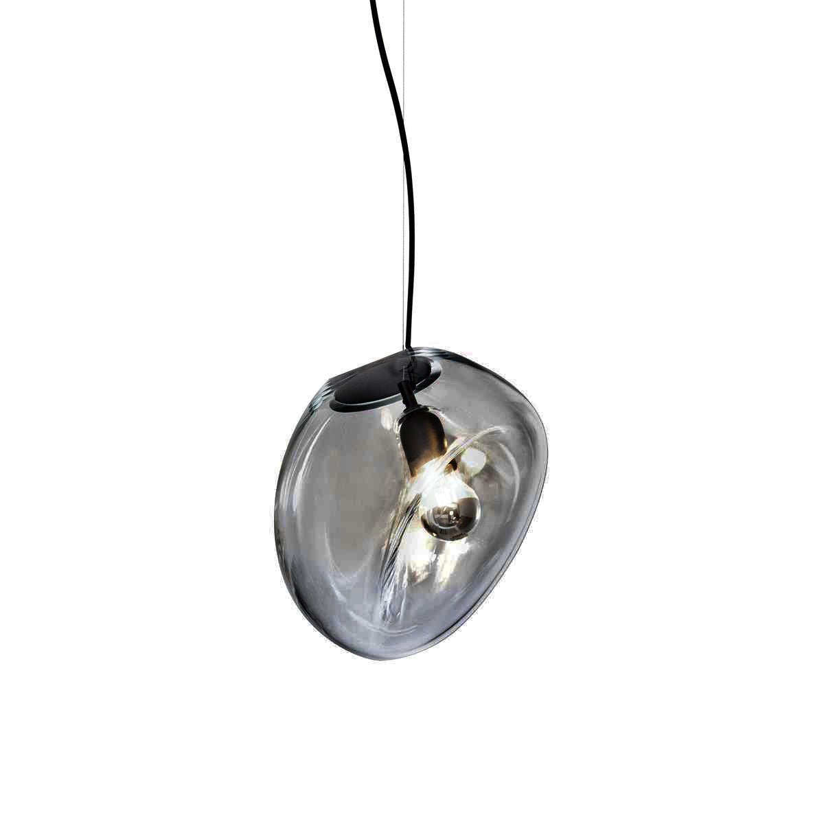 Rune Minimalistische Pendelleuchte aus transparentem Glas