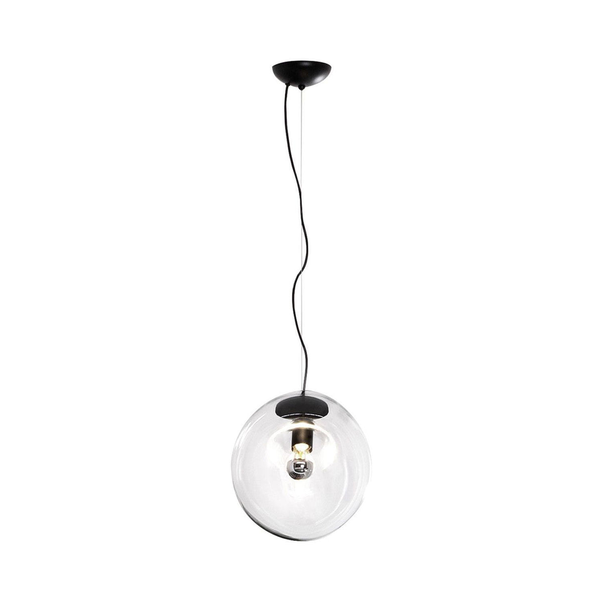 Rune Minimalistische Pendelleuchte aus transparentem Glas