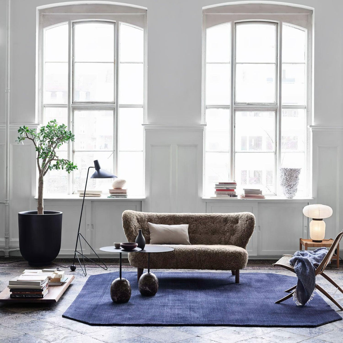 Caleleria moderne Stehleuchte im industriellen Stil