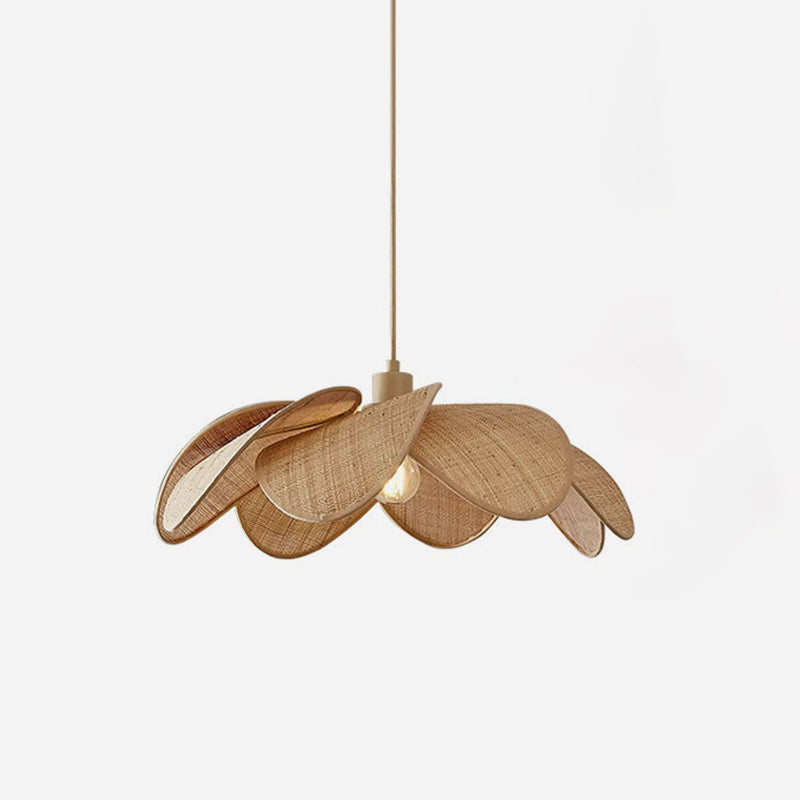 Soroise Pendelleuchte Beige Hellbraun Wabi‑Sabi Wohnzimmer Schlafzimmer | Cielum