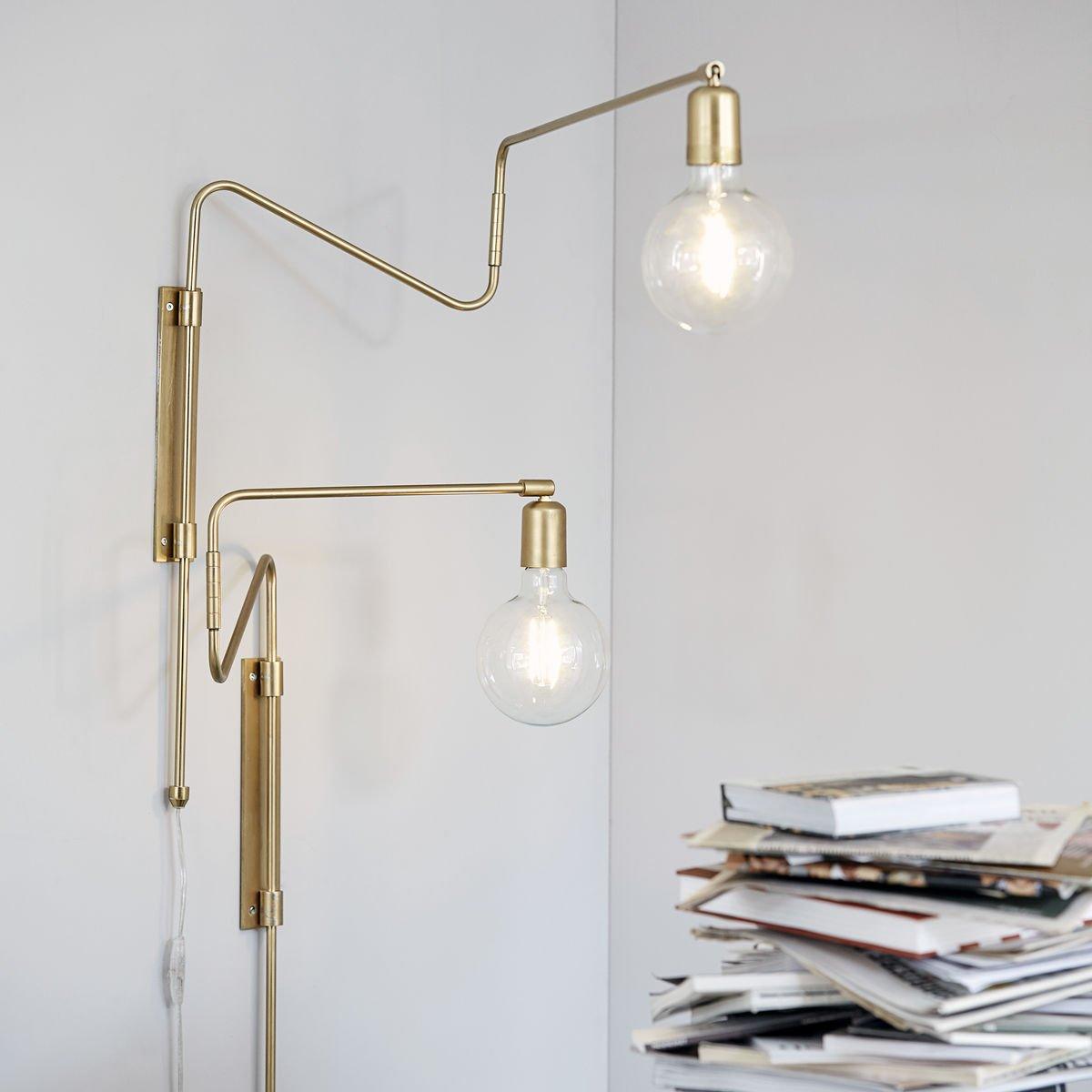 Elsoreth moderne minimalistische Wandleuchte mit Pendelbewegung