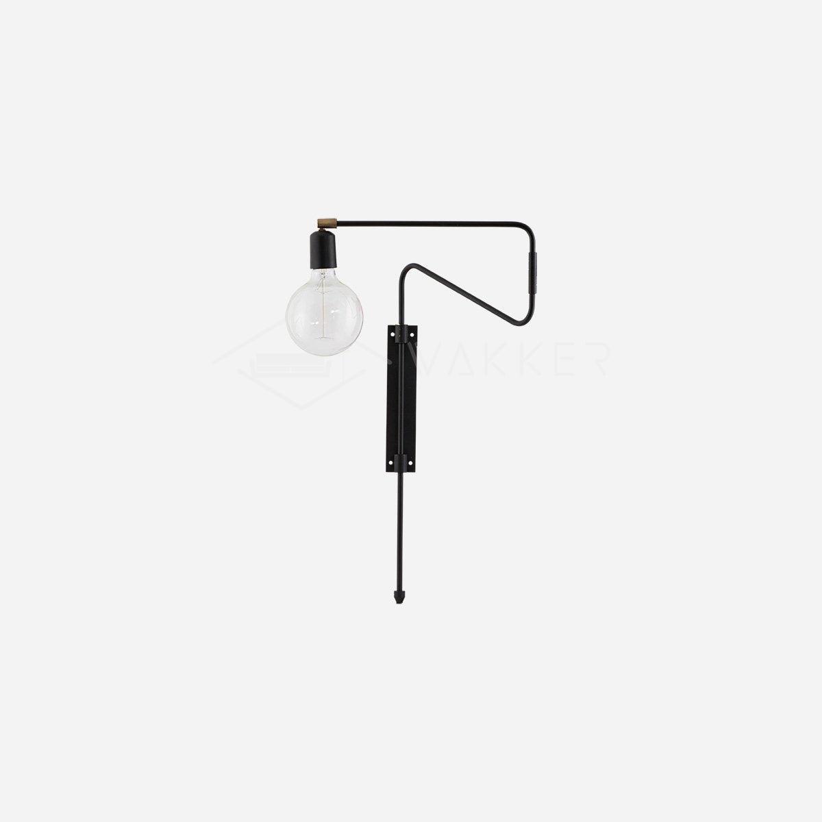 Elsoreth moderne minimalistische Wandleuchte mit Pendelbewegung