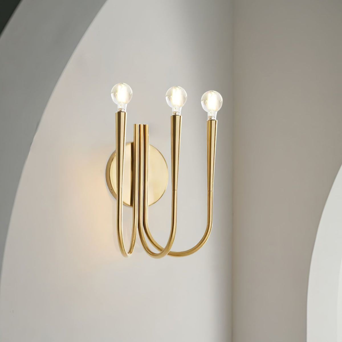 Eoveth Premium Elegance Arm Wandleuchte aus Glas