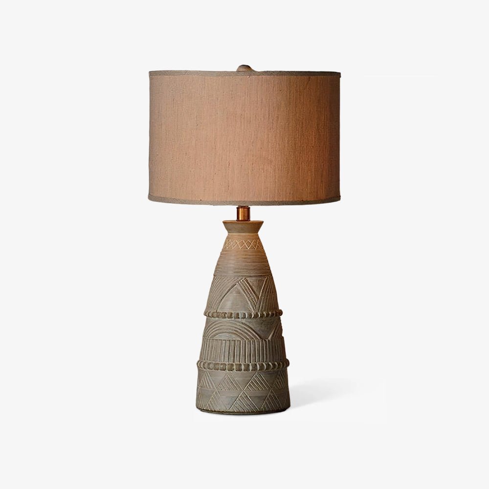 Zyra Rustic Holz Tischleuchte