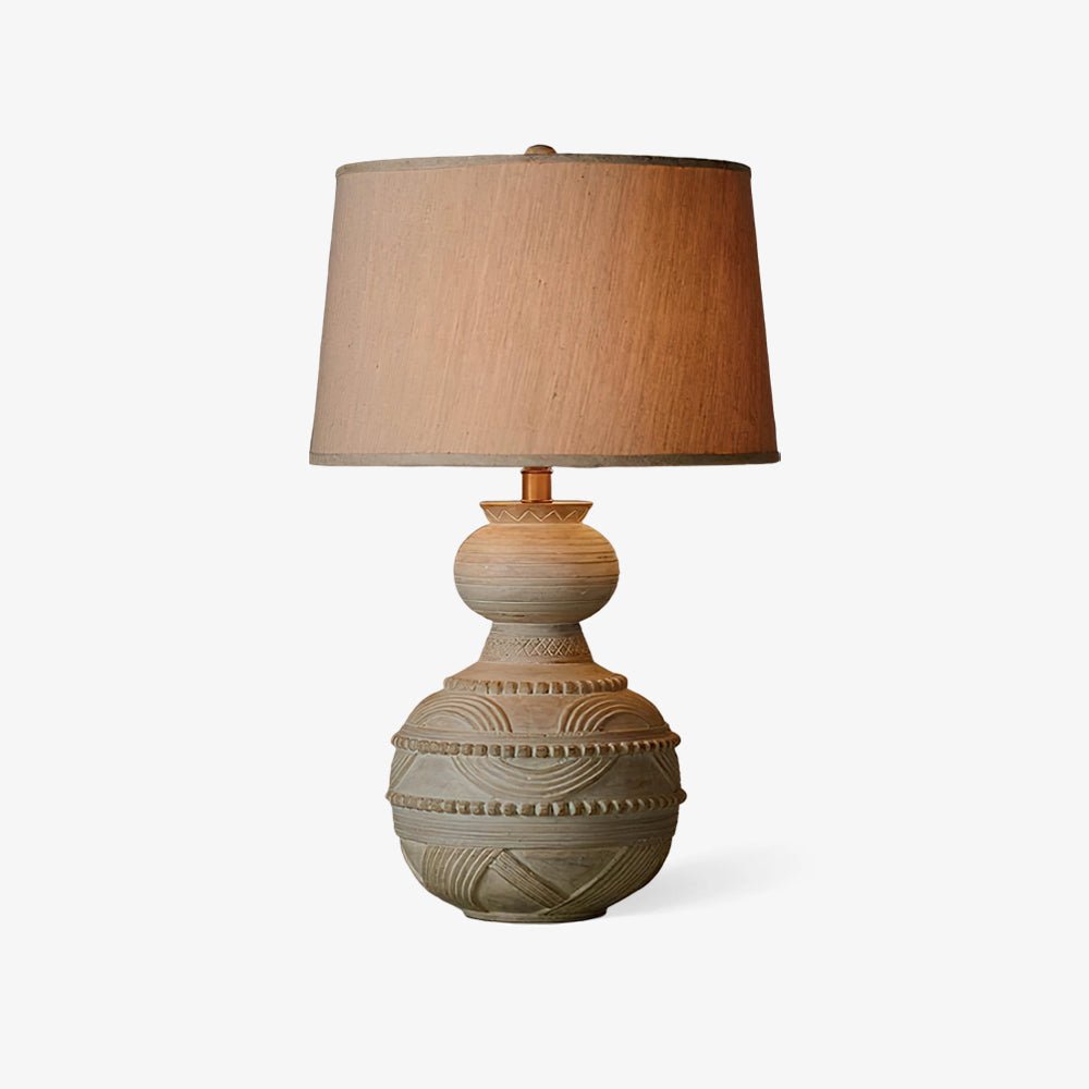 Zyra Rustic Holz Tischleuchte
