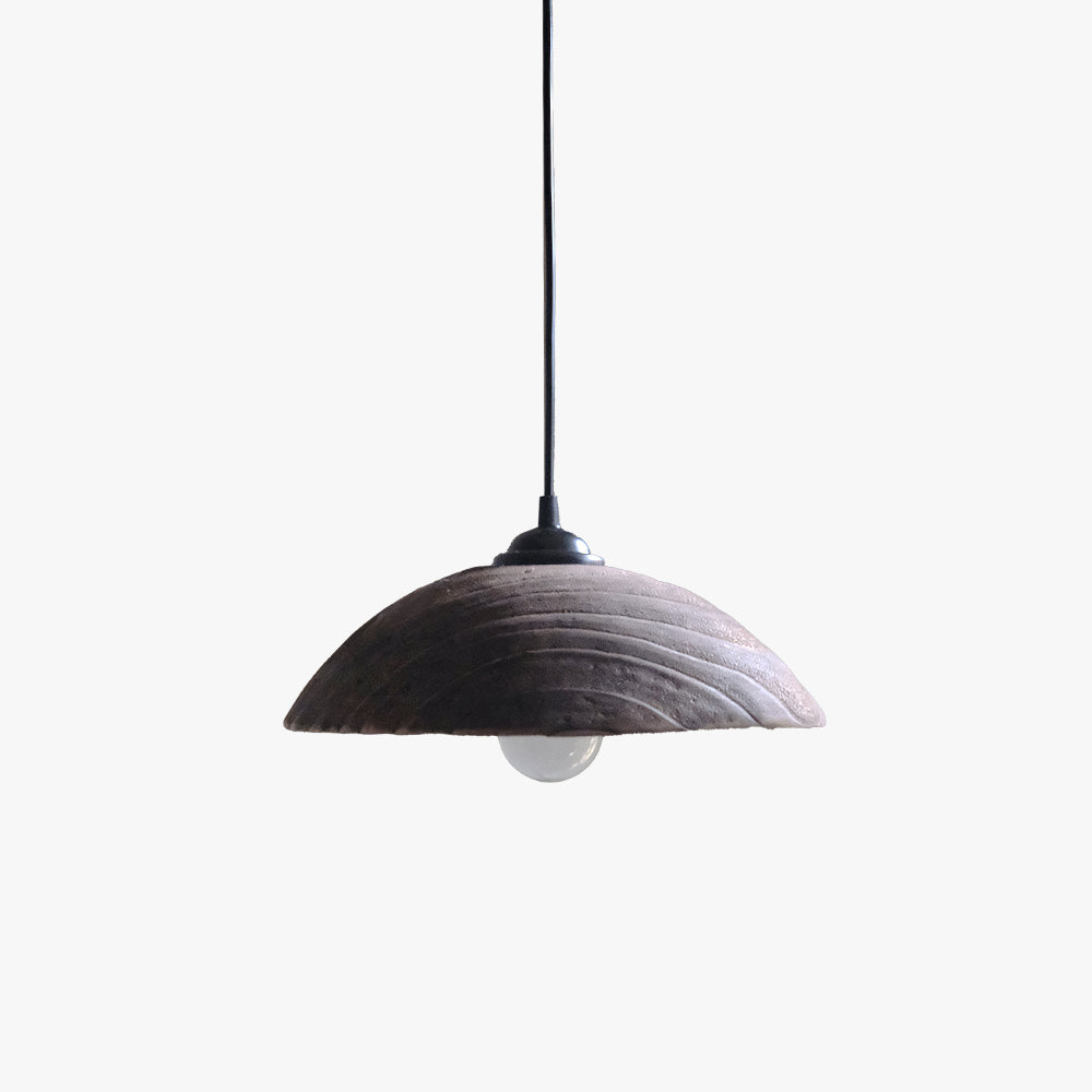 Silva Modern LED Pendelleuchte Braun Holz Wohnzimmer/Schlafzimmer