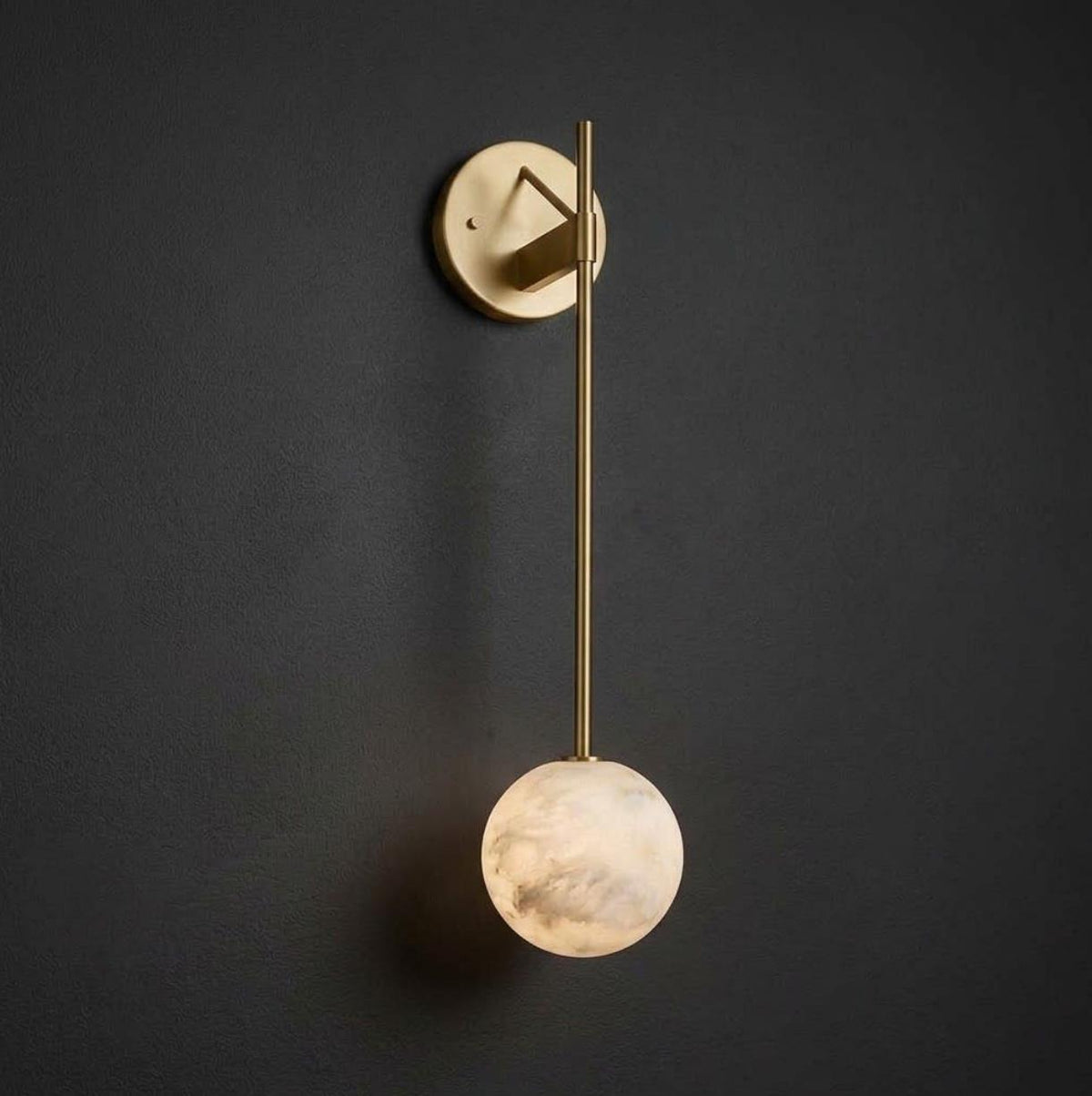 Staverncombe Alabaster-Wandleuchte