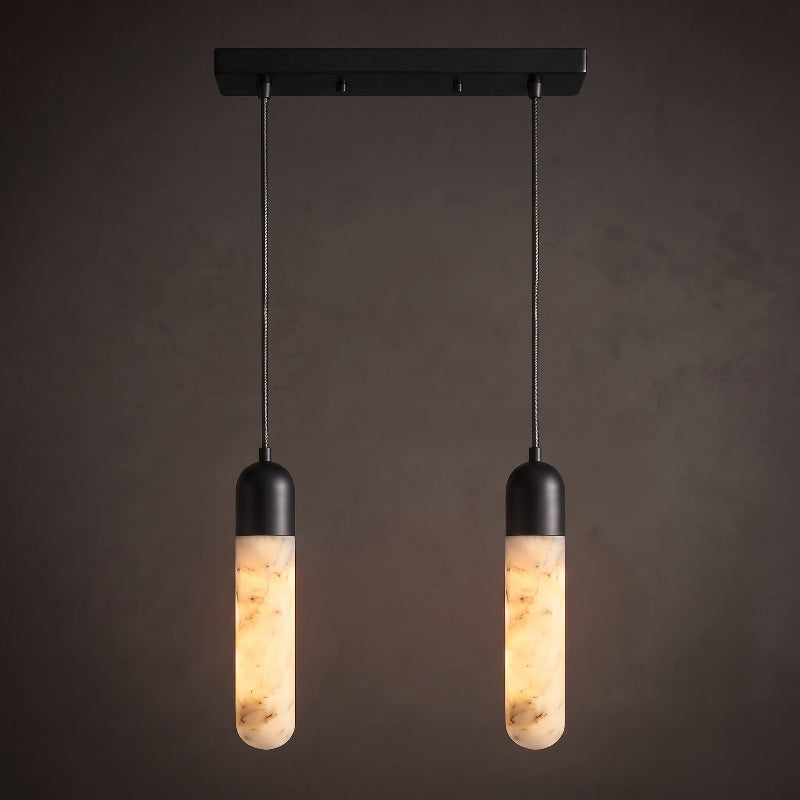 Loxcombe Alabaster-Pendelleuchte
