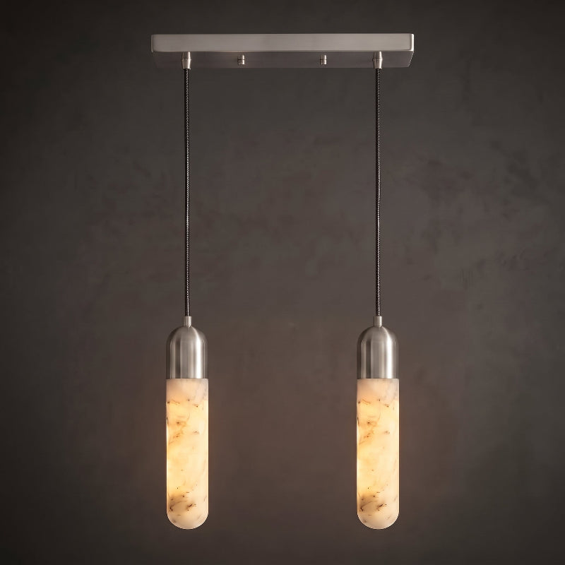 Loxcombe Alabaster-Pendelleuchte