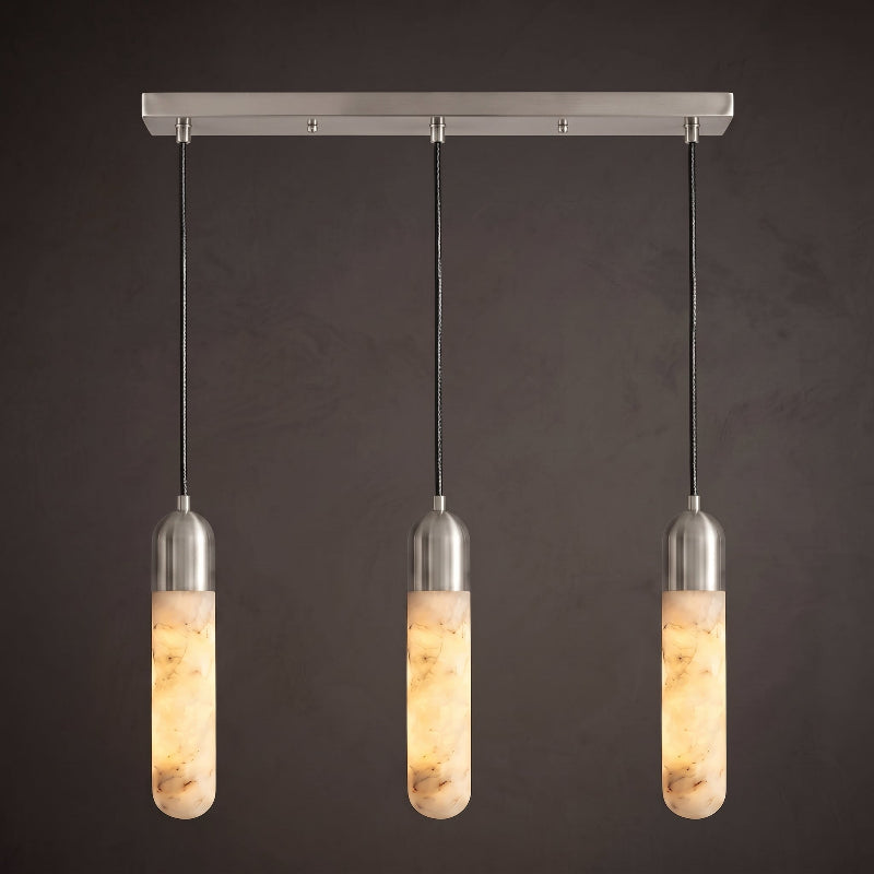 Loxcombe Alabaster-Pendelleuchte