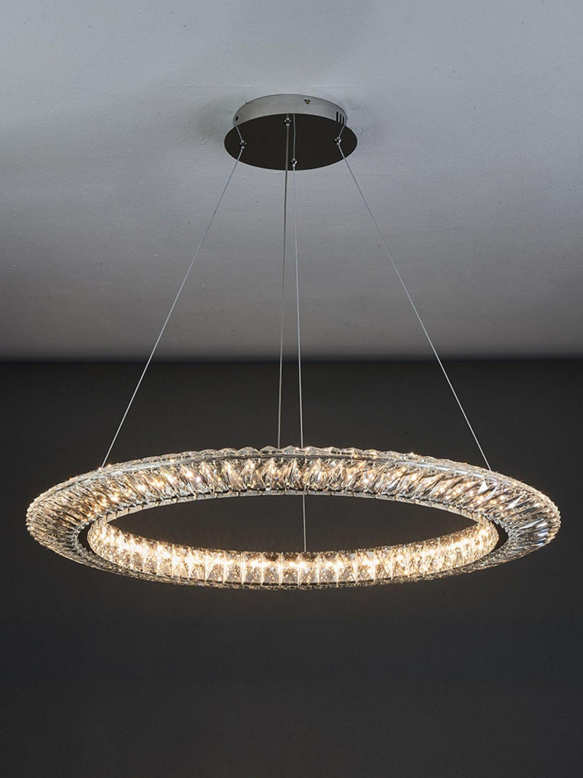 Tev Kronleuchter Geometrisch Kristall LED Elegant