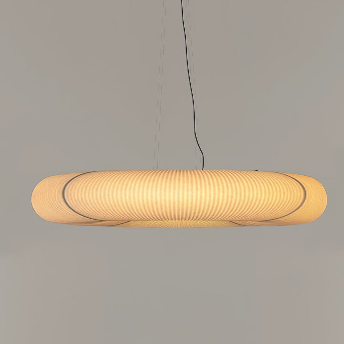 Oren zeitgenössische minimalistische Pendelleuchte aus natürlicher Maulbeerseide