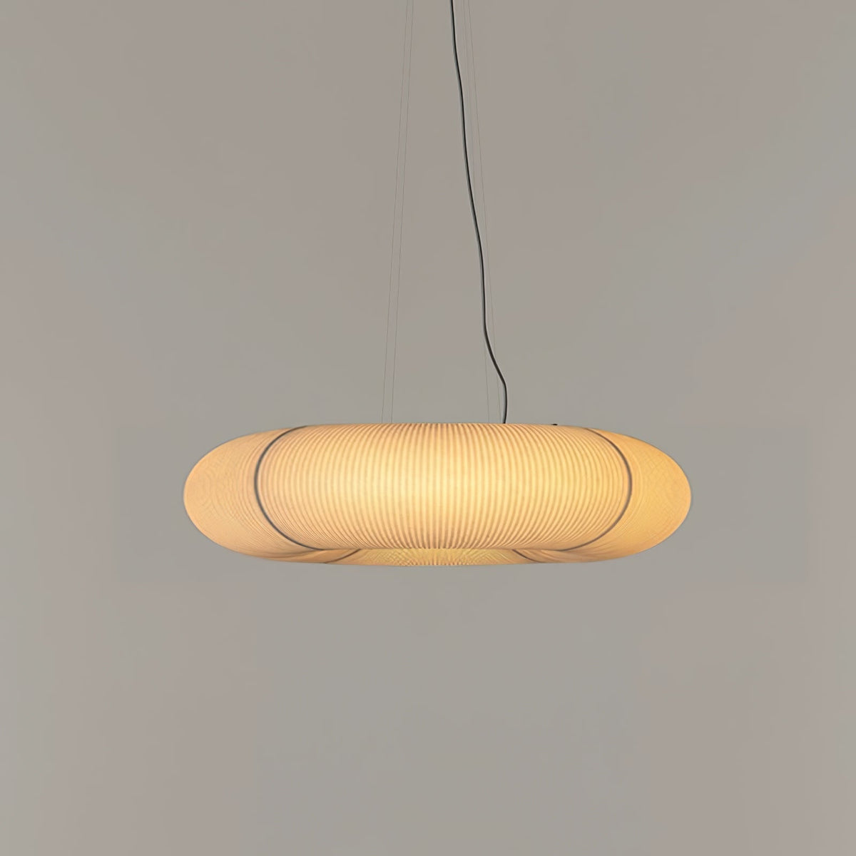 Oren zeitgenössische minimalistische Pendelleuchte aus natürlicher Maulbeerseide
