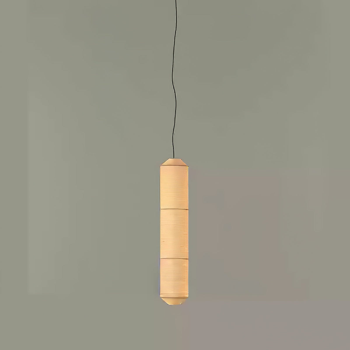 Oren zeitgenössische minimalistische Pendelleuchte aus natürlicher Maulbeerseide