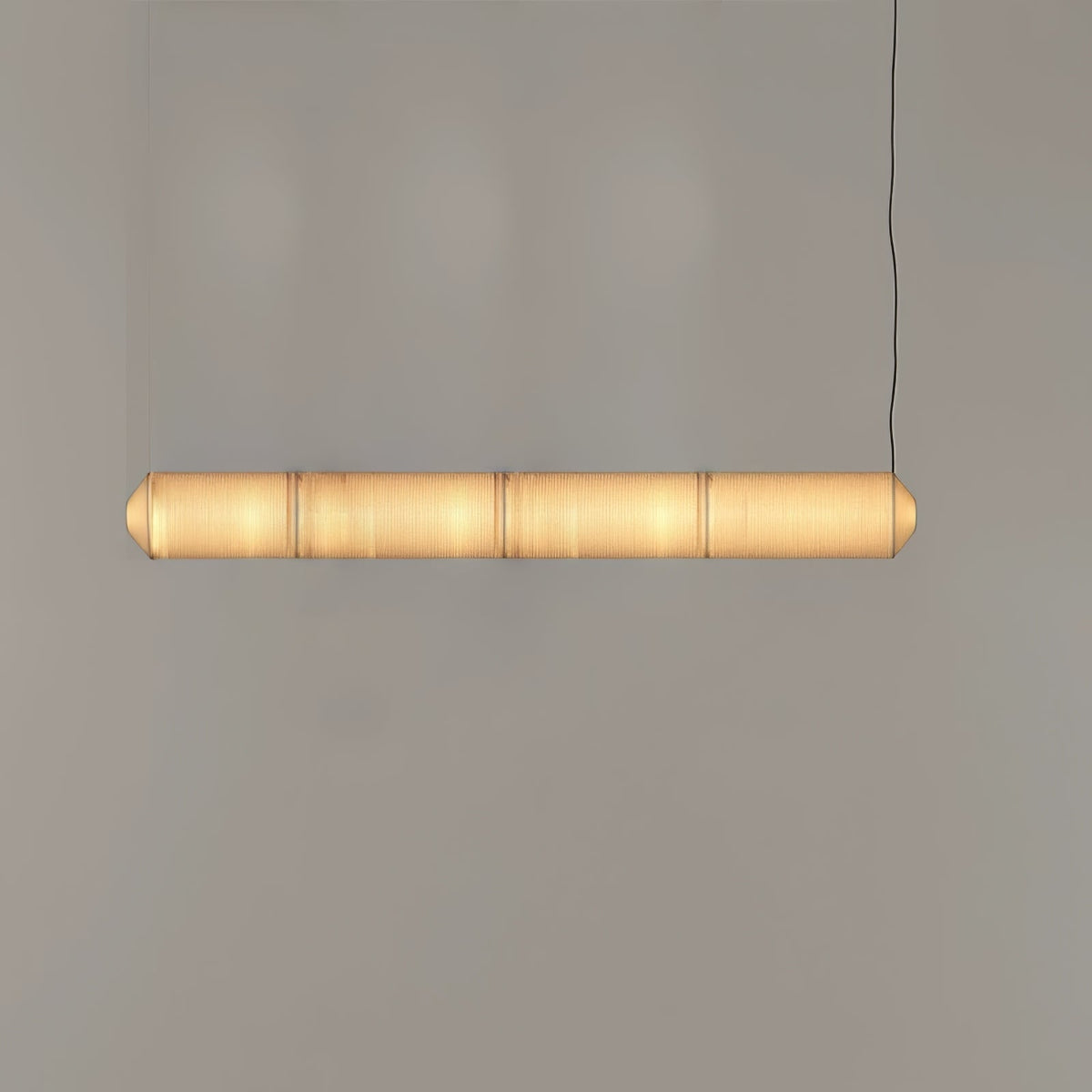 Oren zeitgenössische minimalistische Pendelleuchte aus natürlicher Maulbeerseide