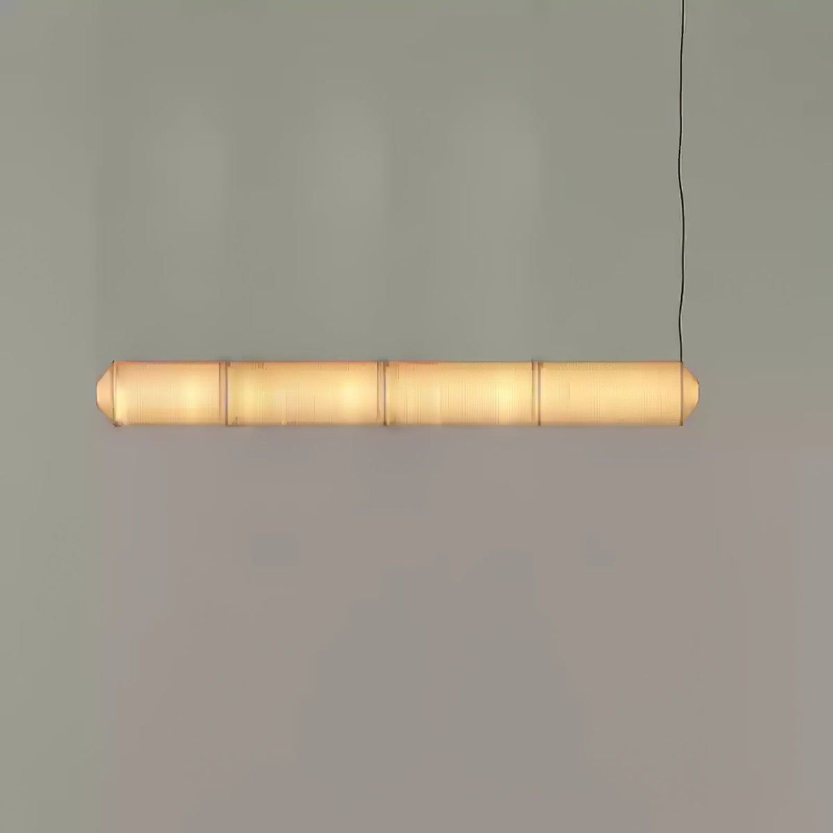 Oren zeitgenössische minimalistische Pendelleuchte aus natürlicher Maulbeerseide