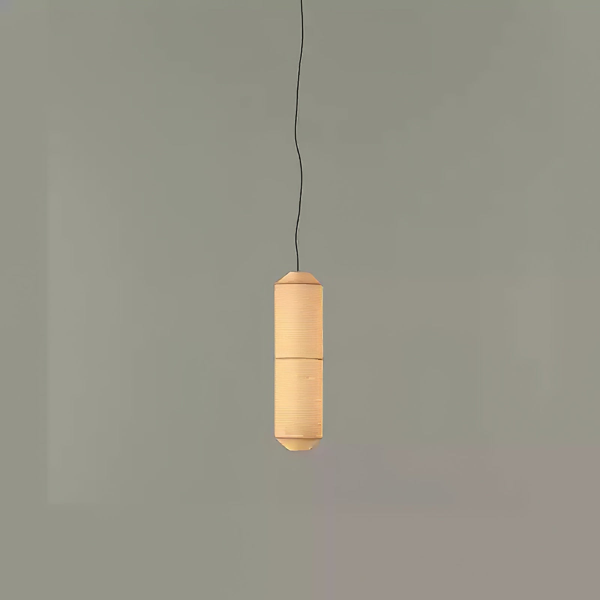 Oren zeitgenössische minimalistische Pendelleuchte aus natürlicher Maulbeerseide