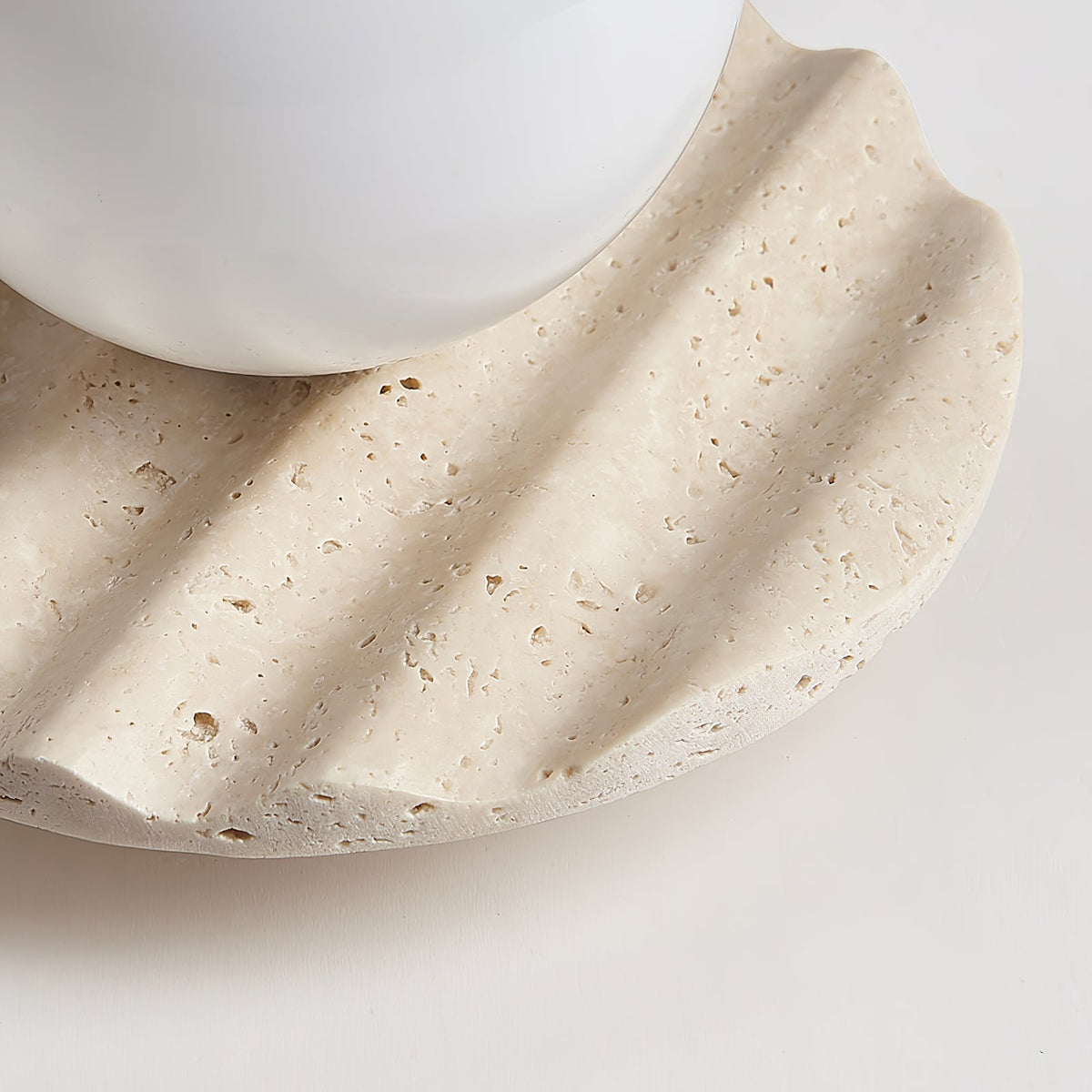 Travertine Wave Deckenleuchte